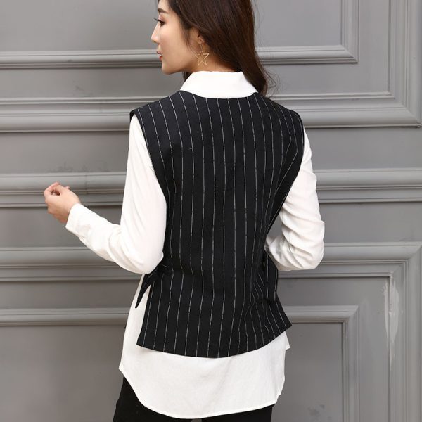 Womens Suiting | Tailored Pinstripe Vest