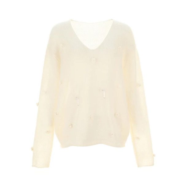 Womens Tops | Plus Long Sleeve Rhinestone Sweater