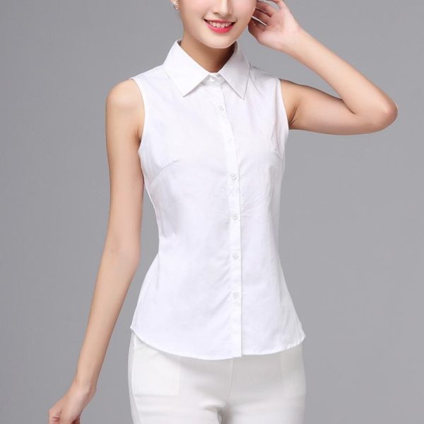 Womens Tops | Plus Ruched Sleeveless Button-Front Top